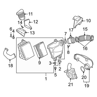 Audi OE - Engine / Transaxle - Air Intake (3.0L)