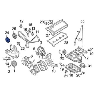 Audi OE - Left and Right Engine Timing Camshaft Sprocket