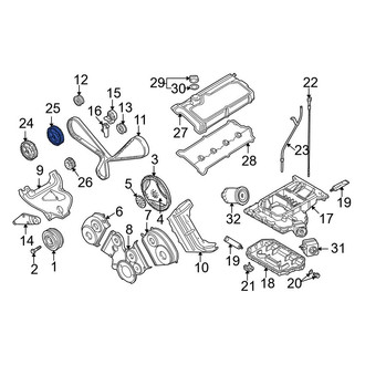 Audi OE - Right Engine Timing Camshaft Sprocket