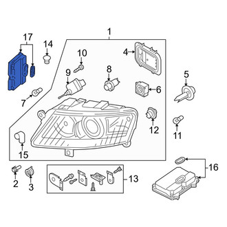 Audi OE - Front Headlight Control Module