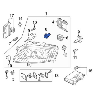 Audi OE - Front Headlight Socket