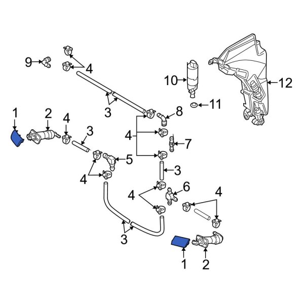 Headlight Washer Cover