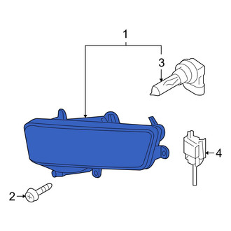 Audi OE - Front Right Fog Light