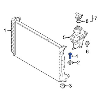 Audi OE - Radiator Mount Bolt