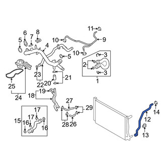 Audi OE - Engine Coolant Overflow Hose
