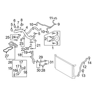 Audi OE - Cooling - Hoses & Lines (3.2L)