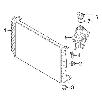Audi OE - Cooling - Radiator & Components (Main)