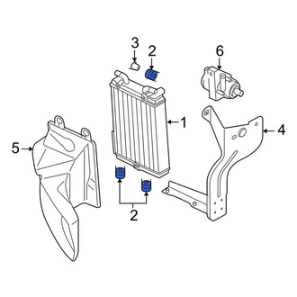 Audi OE - Radiator Insulator