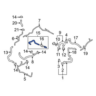 Audi OE - Upper Radiator Coolant Hose