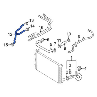 Audi OE - Engine Coolant Overflow Hose