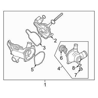 Audi OE - Cooling - Water Pump (4.2L)
