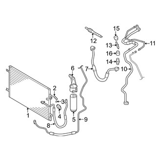 Audi OE - Air Conditioner & Heater - Hoses & Lines