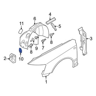 Audi OE - Fender Liner Retainer