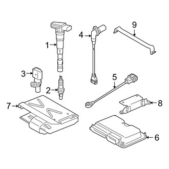 Audi OE - Electrical - Ignition System (Base 4.2L)