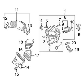 Audi OE - Engine / Transaxle - Air Intake (3.0L Gas)