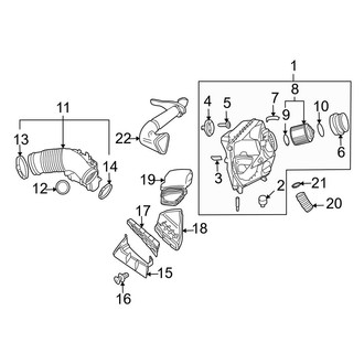 Audi OE - Engine / Transaxle - Air Intake (3.2L)