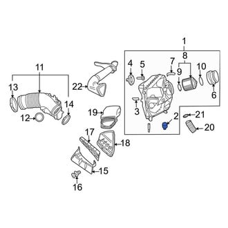 Audi OE - Air Filter Housing Grommet