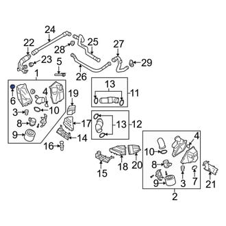 Audi OE - Air Filter Housing Grommet