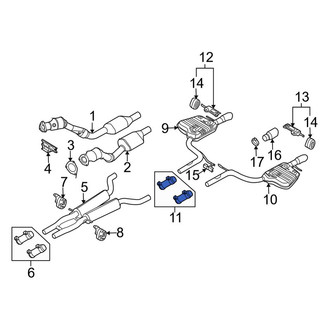 Audi OE - Exhaust Clamp