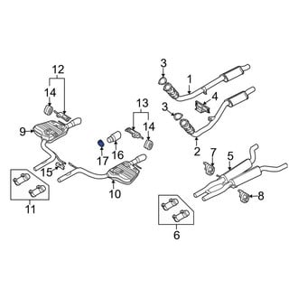 Audi OE - Exhaust Clamp