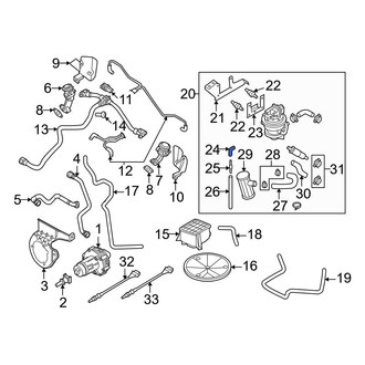 Audi OE - Evaporative Emissions System Line Adapter