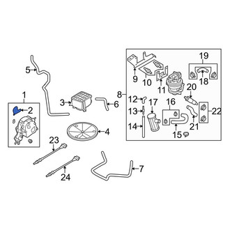 Audi OE - Power Brake Booster Vacuum Pump Seal