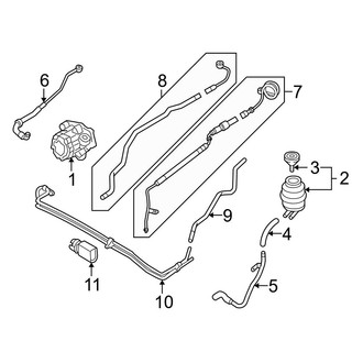 Audi OE - Steering Gear & Linkage - Pump & Hoses (4.2L)