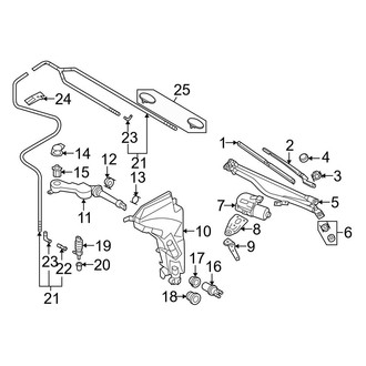 Audi OE - Windshield - Wiper & Washer Components