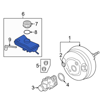 Audi OE - Brake Master Cylinder Reservoir