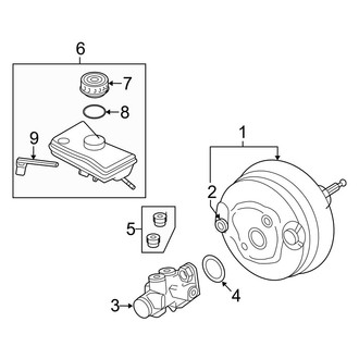 Audi OE - Cowl - Components on Dash Panel