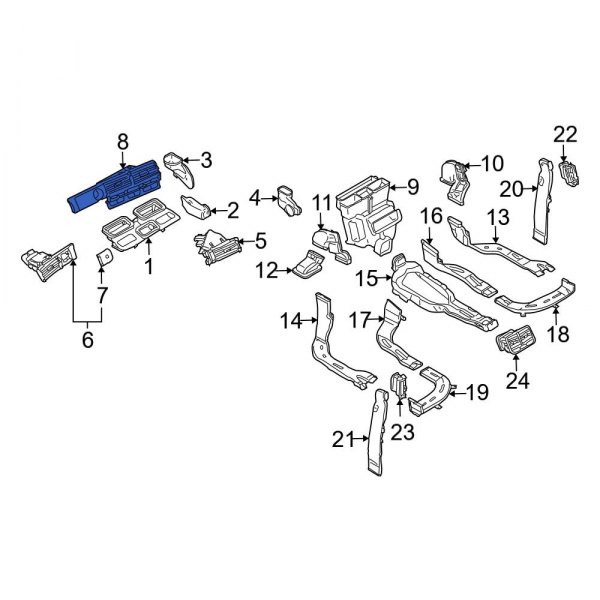 Instrument Panel Air Duct