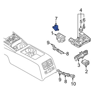 Audi OE - Electronic Parking Brake Control Switch