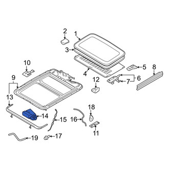 Audi OE - Sunroof Motor