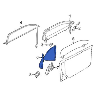 Audi OE - Rear Right Window Regulator