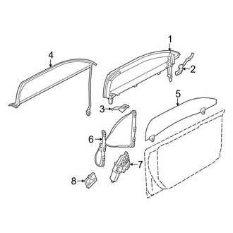 Audi OE - Front Door - Glass & Hardware