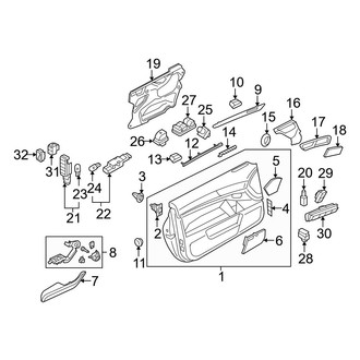 Audi OE - Front Door - Interior Trim