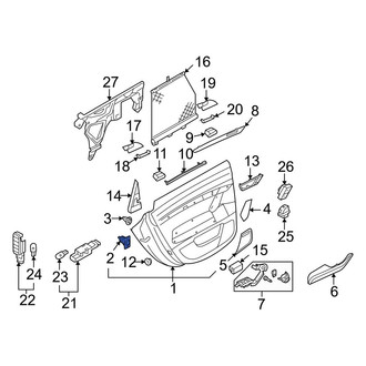 Audi OE - Rear Door Interior Trim Panel Retainer