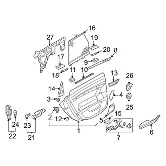 Audi OE - Rear Door - Interior Trim