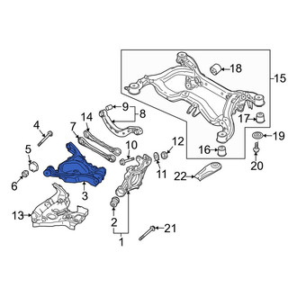 Audi OE - Rear Upper Suspension Control Arm