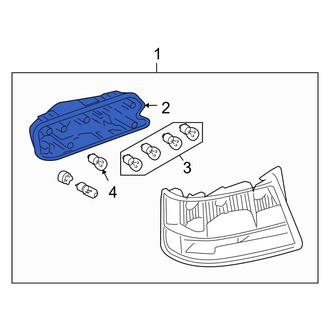 Audi OE - Left Tail Light Socket