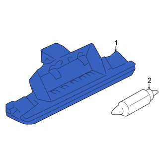 Audi OE - Rear Left License Plate Light Assembly