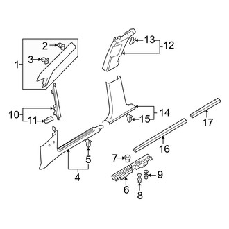 Audi OE - Pillars, Rocker & Floor - Interior Trim (Avant)