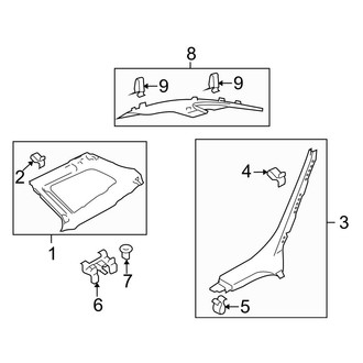 Audi OE - Quarter Panel - Interior Trim (Wagon)