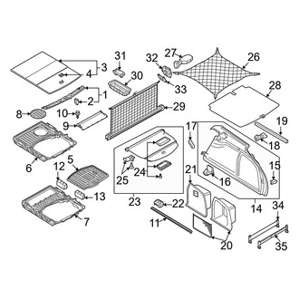 Audi OE - Rear Body & Floor - Interior Trim (Wagon)