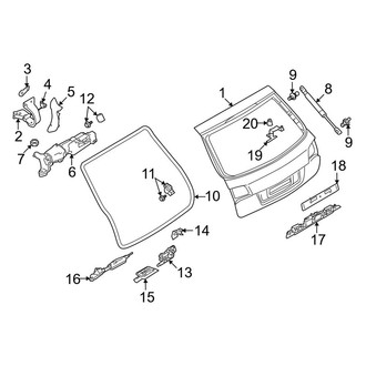 Audi OE - Lift Gate - Gate & Hardware (Wagon)