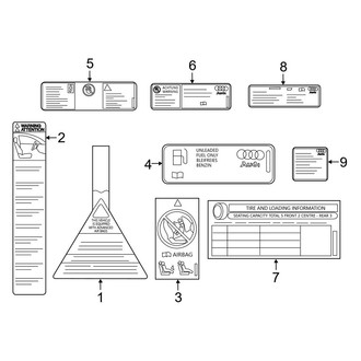 Audi OE - Information Labels - Labels