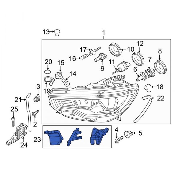 Headlight Mounting Kit