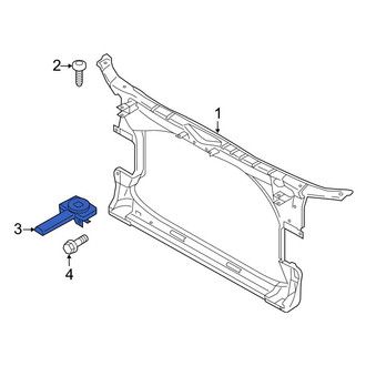 Audi OE - Radiator Insulator