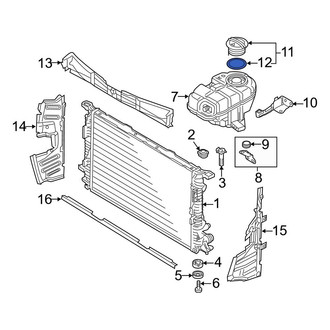 Audi OE - Engine Coolant Reservoir Cap Seal
