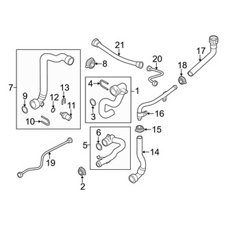 Audi OE - Cooling - Hoses & Lines (3.0L)